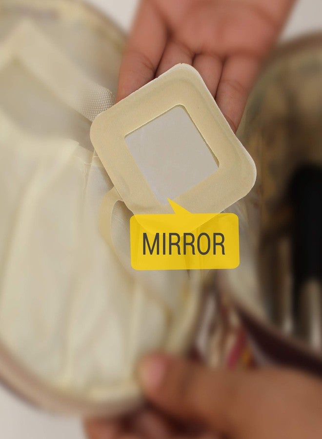 تايد ريبنس حقيبة مكياج من TIED RIBBONS، منظم مستحضرات تجميل للسفر للفتيات والسيدات (20 سم × 13 سم) - Image 4